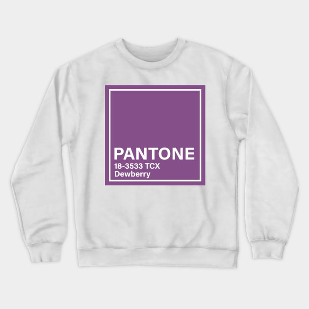 pantone 18-3533 TCX Dewberry Crewneck Sweatshirt by princessmi-com